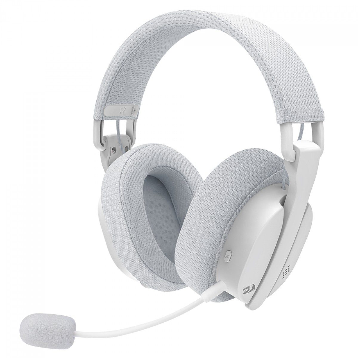 Headset Gamer Redragon Luce H888W, Sem Fio, Bluetooth/2.4GHz, Drivers de 40mm, Branco