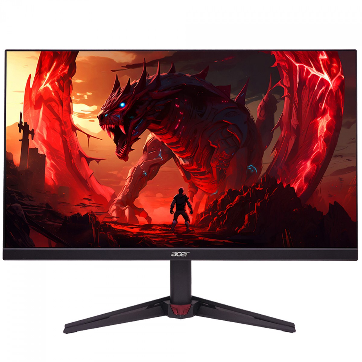 Monitor Gamer Acer Nitro VG240Y X1biip, 23.8 Pol, Full HD, IPS, 200Hz, 1ms, HDMI/DP, FreeSync, Preto, UM.QV0AA.102