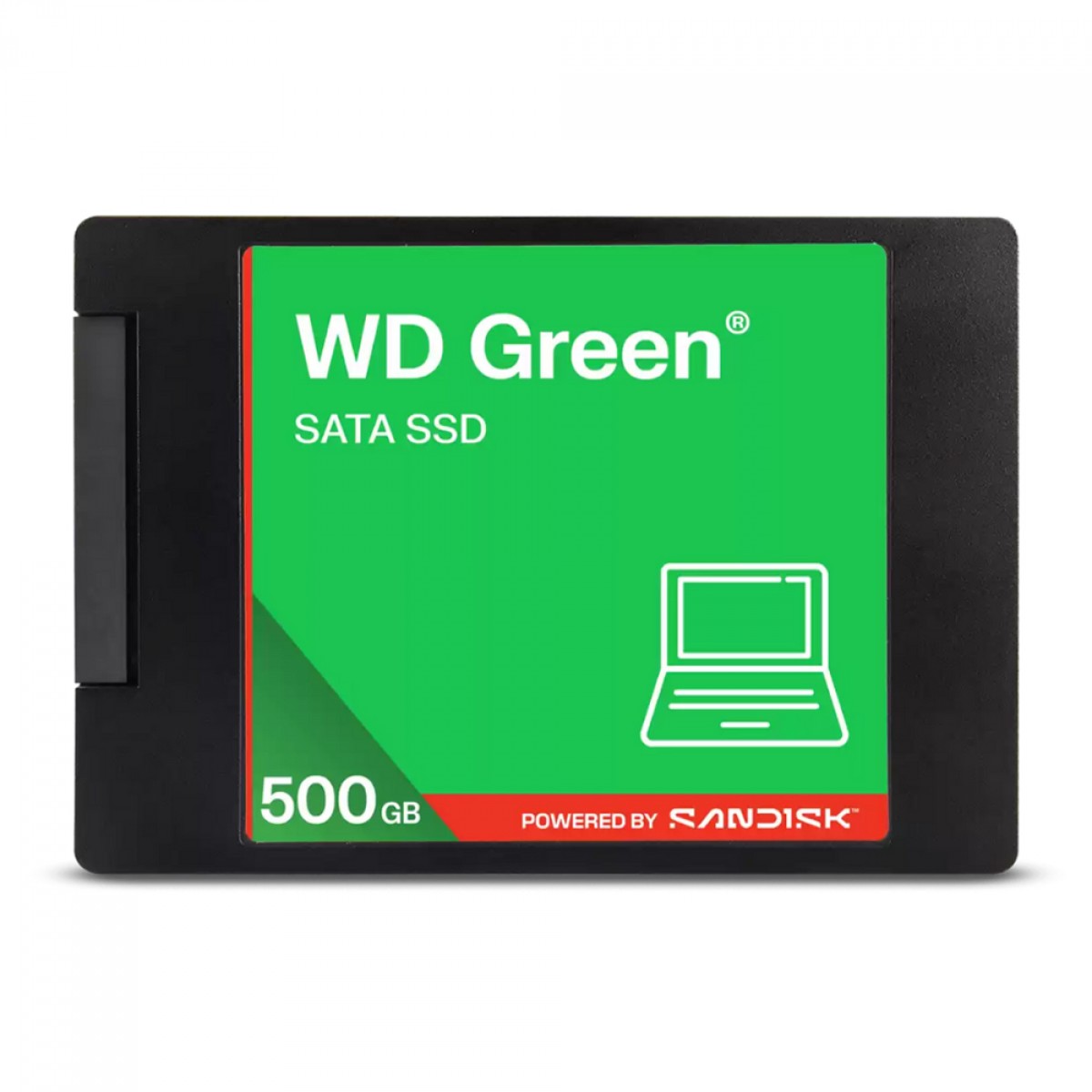 SSD WD Green 500GB, Sata III, Leitura 545MBs e Gravação 505MBs, WDS500G5G0A