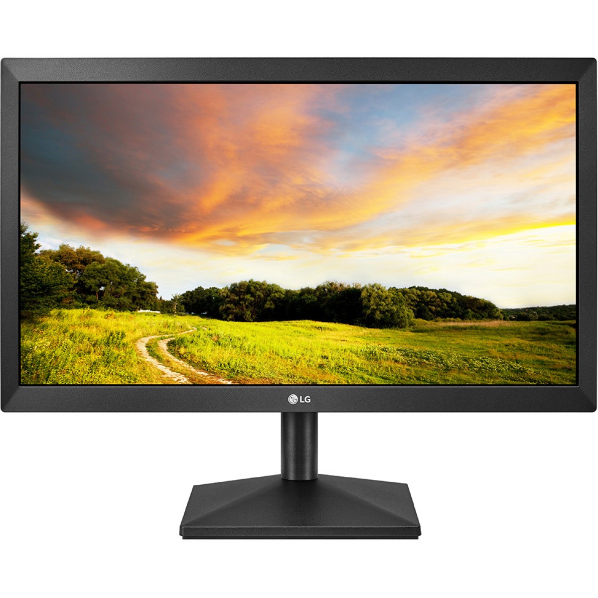 Monitor LG 19,5 Pol, HD, 60Hz, Ajuste De Inclinação, Reader Mode, Screen Split, HDMI-VGA, 20MK400H-B