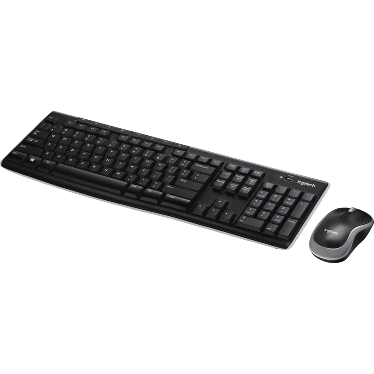Kit Teclado e Mouse Logitech MK270 Sem Fio Black ABNT, 920-004433